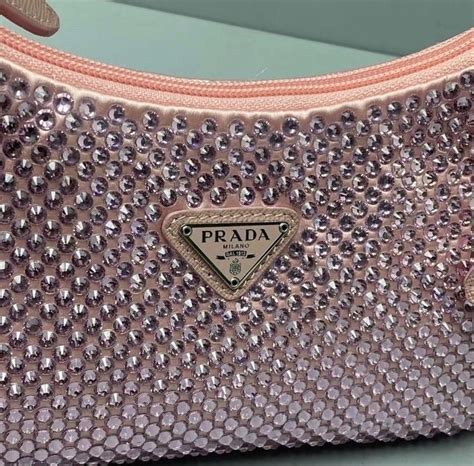 prada bag with swarovski|Prada fashion handbags.